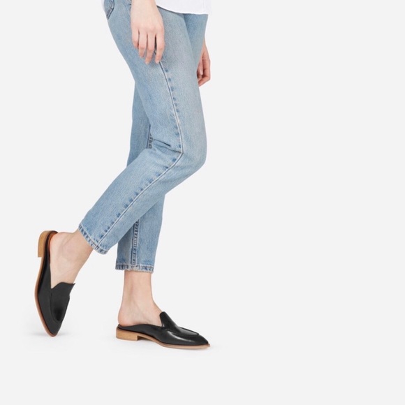 Everlane Modern Loafer Mule Buffed Black 8 - Picture 11 of 13